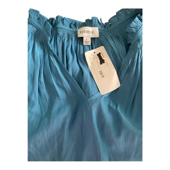 NWT Evereve Maia Mini Dress in Pacific Blue - Picture 5 of 6